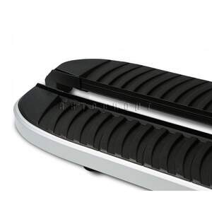 Пороги-подножки TAYGA V1 (алюминий+пластик) для MAZDA CX5 2012-2017