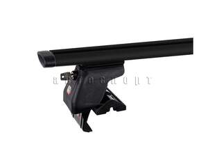 Багажник DROMADER D4 креп.за дв.проемы NISSAN Micra (K14) Hatchback 5дв. (2017-н.в.) дуги аэро-крыло черные