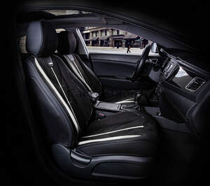 Комплект каркасных чехлов 5D «START PLUS» черный/черный/белый 22134 Комплект каркасных чехлов 5D «START PLUS» черный/черный/белый 22134