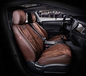 Каркасные чехлы фронт 5D «START» кофе/кофе/кофе 21071