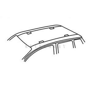 Багажник AMOS BETA для BMW X2 (F39) SUV 5дв. (2018-н.в.) креп. в штатные монтажные места (дуги аэро-крыло)