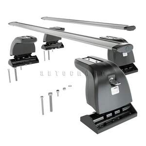 Багажник AMOS BETA для BMW X2 (F39) SUV 5дв. (2018-н.в.) креп. в штатные монтажные места (дуги аэро-крыло)