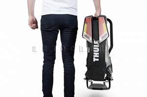 Полностью складываемая велоплатформа EasyFold XT 2 для перевозки до 2-х тяжелых (в т.ч. электро) велосипедов на фаркопе с функцией наклона Thule 13 pin Полностью складываемая велоплатформа EasyFold XT 2 для перевозки до 2-х тяжелых (в т.ч. электро) велосипедов на фаркопе с функцией наклона Thule 13 pin