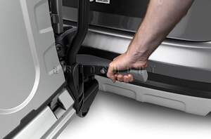 Полностью складываемая велоплатформа EasyFold XT 2 для перевозки до 2-х тяжелых (в т.ч. электро) велосипедов на фаркопе с функцией наклона Thule 13 pin Полностью складываемая велоплатформа EasyFold XT 2 для перевозки до 2-х тяжелых (в т.ч. электро) велосипедов на фаркопе с функцией наклона Thule 13 pin