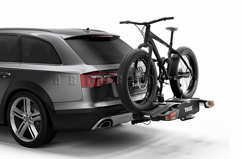 Полностью складываемая велоплатформа EasyFold XT 2 для перевозки до 2-х тяжелых (в т.ч. электро) велосипедов на фаркопе с функцией наклона Thule 13 pin Полностью складываемая велоплатформа EasyFold XT 2 для перевозки до 2-х тяжелых (в т.ч. электро) велосипедов на фаркопе с функцией наклона Thule 13 pin