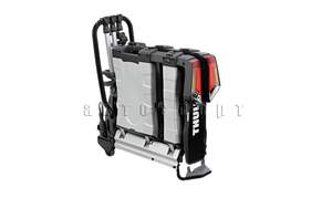 Полностью складываемая велоплатформа EasyFold XT 3 для перевозки до 3-х тяжелых (в т.ч. электро) велосипедов на фаркопе с функцией наклона Thule 13 pin Полностью складываемая велоплатформа EasyFold XT 3 для перевозки до 3-х тяжелых (в т.ч. электро) велосипедов на фаркопе с функцией наклона Thule 13 pin