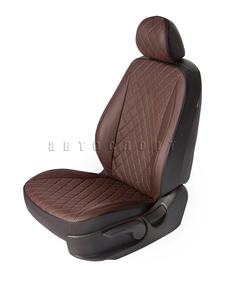 Чехлы HYUNDAI Solaris (2017-н.в.) Sed MAXIMAL AIR Эко-кожа шоколад (раздельные) Чехлы HYUNDAI Solaris (2017-н.в.) Sed MAXIMAL AIR Эко-кожа шоколад (раздельные)