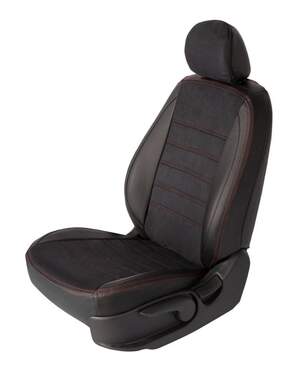 Чехлы HYUNDAI Solaris (2017-н.в.) Sed MAXIMAL ROMB Эко черный/ шов красный (сплошной) Чехлы HYUNDAI Solaris (2017-н.в.) Sed MAXIMAL ROMB Эко черный/ шов красный (сплошной)