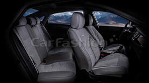 Комплект каркасных чехлов 5D «SMART PLUS» серый/серый/серый 22257