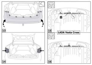 Фаркоп «Berg» для Lada Vesta седан, универсал/Cross/CNG  2015-н.в., шар A, 1000/75 кг