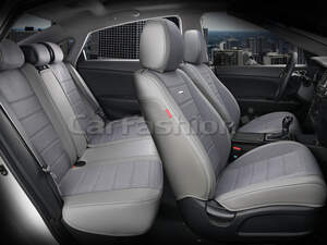 Комплект каркасных чехлов 5D «MAYER PLUS» т.серый/т.серый/серый (22558) 27007