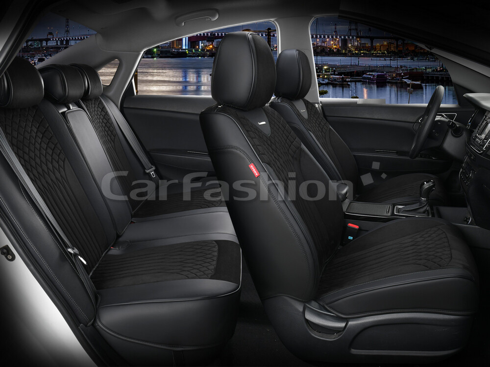 Комплект каркасных чехлов 5D «SHELL PLUS» черный/черный/черный 22512 Комплект каркасных чехлов 5D «SHELL PLUS» черный/черный/черный 22512