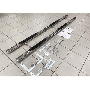 Пороги трубы с накладками d70 мм для VOLKSWAGEN AMAROK 2010-н.в. Пороги трубы с накладками d70 мм для VOLKSWAGEN AMAROK 2010-н.в.