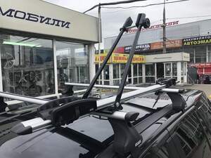 Крепление велосипедное Интер на автомобильный багажник, алюминий/сталь