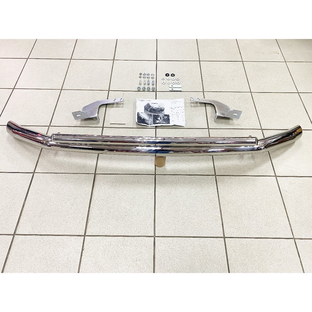 Защита переднего бампера MITSUBISHI OUTLANDER (2015-2020) двойная d70/42 Защита переднего бампера MITSUBISHI OUTLANDER (2015-2020) двойная d70/42