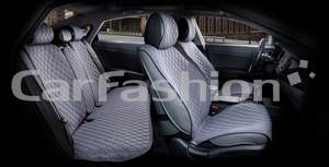 Комплект Накидок «CROWN» серый/серый/т.серый 22628