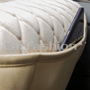 Комплект Накидок «CROWN» серый/черный/серый 22629