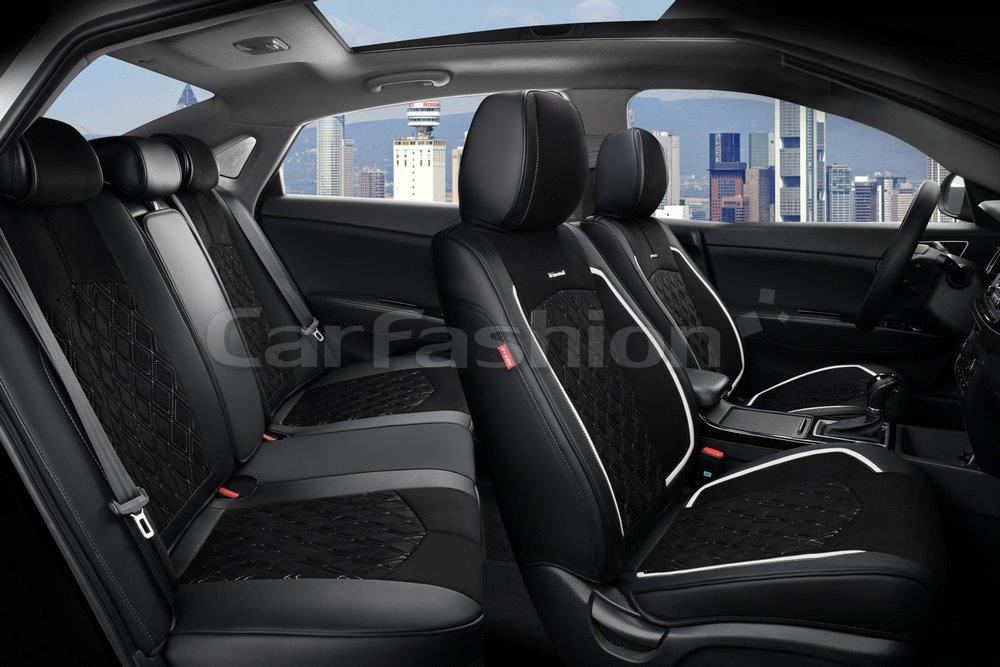 Комплект каркасных чехлов 5D «DIAMOND PLUS» черный/черный/серый 27029 Комплект каркасных чехлов 5D «DIAMOND PLUS» черный/черный/серый 27029