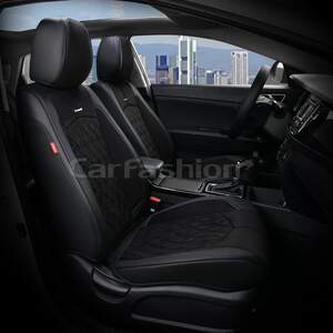 Каркасные чехлы фронт 5D «DIAMOND» черный/черный/черный 26027