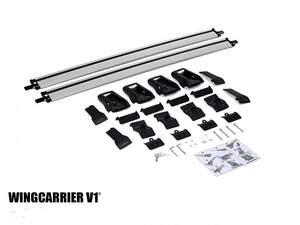 Поперечины V1 на рейлинги с просветом SUZUKI Grand Vitara (1997-2005.), серебристые