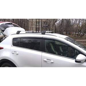 Багажные поперечины TURTLE AIR 2 на интегриров.рейлинги CHERY TIGGO 8 (2019-…)  серебристые