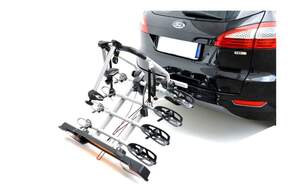 Крепление велосипеда на фаркоп PERUZZO PARMA для 4-х велосипедов, сталь/цвет серый Крепление велосипеда на фаркоп PERUZZO PARMA для 4-х велосипедов, сталь/цвет серый