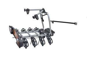 Крепление велосипеда на фаркоп PERUZZO PARMA для 4-х велосипедов, сталь/цвет серый Крепление велосипеда на фаркоп PERUZZO PARMA для 4-х велосипедов, сталь/цвет серый