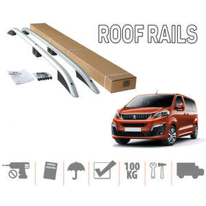 Рейлинги «SKYPORT» продольные FORD TRANSIT/TOURNEO CUSTOM 2012-н.в. кор. база серебристые