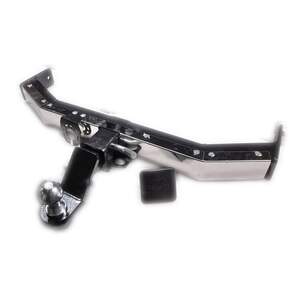 Фаркоп с хромированной накладкой Toyota Highlander 1 XU20-40 2003-2010, Lexus RX 300,350,400 2003-2009 съемное крепление шара под американский квадрат