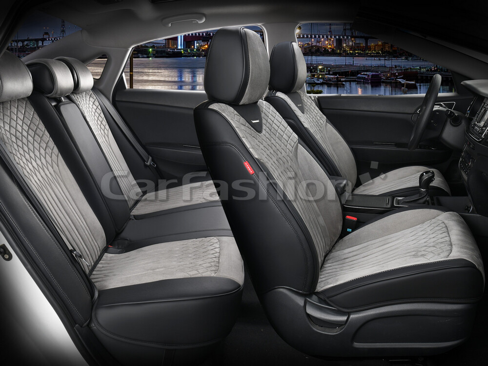 Комплект каркасных чехлов 5D «SHELL PLUS» черный/серый/черный 22520 Комплект каркасных чехлов 5D «SHELL PLUS» черный/серый/черный 22520