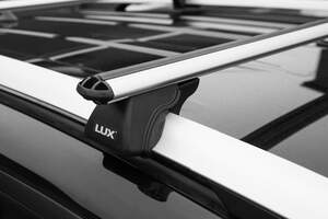 Багажник на рейлинги «LUX» КЛАССИК с дугами 1,3м аэро-классик (53мм)