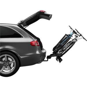 Складное велокрепление на фаркоп VeloCompact для перевозки 2-х велосипедов с функцией наклона Thule 13 pin