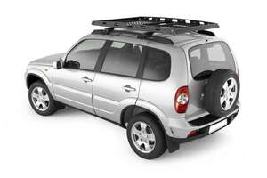 Багажник-корзина двухсекционная универсальная с основанием-решетка 1630х1110мм под поперечины Багажник-корзина двухсекционная универсальная с основанием-решетка 1630х1110мм под поперечины