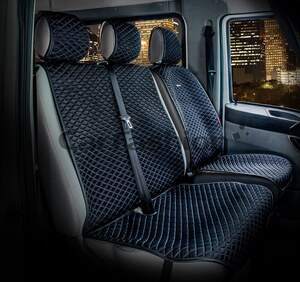 Накидка «PALERMO VAN» черный/синий/черный 21045 Накидка «PALERMO VAN» черный/синий/черный 21045