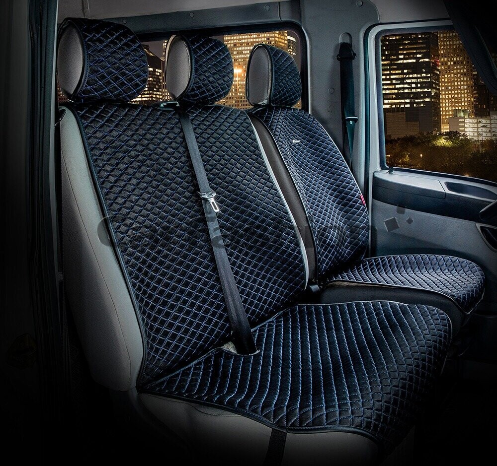 Накидка «PALERMO VAN» черный/синий/черный 21045 Накидка «PALERMO VAN» черный/синий/черный 21045