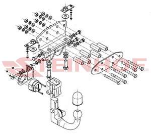 Фаркоп STEINHOF для TOYOTA Land Cruiser V8 (J200) (2007-2021) Фаркоп STEINHOF для TOYOTA Land Cruiser V8 (J200) (2007-2021)