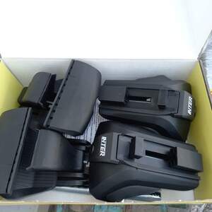 Багажник TITAN с замком на рейлинги  (аэро алюм.поперечины) от Inter