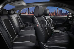 Комплект каркасных чехлов 5D «CORRIDA PLUS» черный/черный/серый 27020