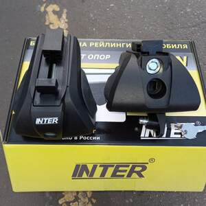 Комплект опор INTER ALFA с замками крепление за рейлинги Комплект опор INTER ALFA с замками крепление за рейлинги