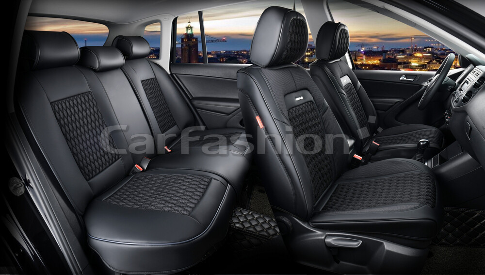 Комплект каркасных чехлов 5D «TITAN PLUS» черный/черный/черный/черный 27236 Комплект каркасных чехлов 5D «TITAN PLUS» черный/черный/черный/черный 27236