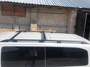 Рейлинги продольные PEUGEOT EXPERT (2017-н.в.) L3 длинная база CROWN black