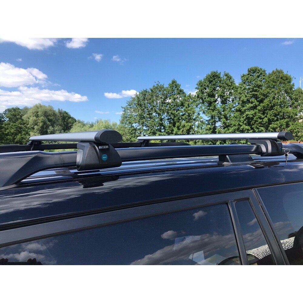Багажные поперечины TITAN с замком для SKODA Karoq (2019-н.в.) на рейлинги аэро алюм.поперечины от Inter Багажные поперечины TITAN с замком для SKODA Karoq (2019-н.в.) на рейлинги аэро алюм.поперечины от Inter