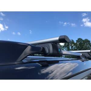 Багажные поперечины TITAN с замком для SKODA Karoq (2019-н.в.) на рейлинги аэро алюм.поперечины от Inter Багажные поперечины TITAN с замком для SKODA Karoq (2019-н.в.) на рейлинги аэро алюм.поперечины от Inter