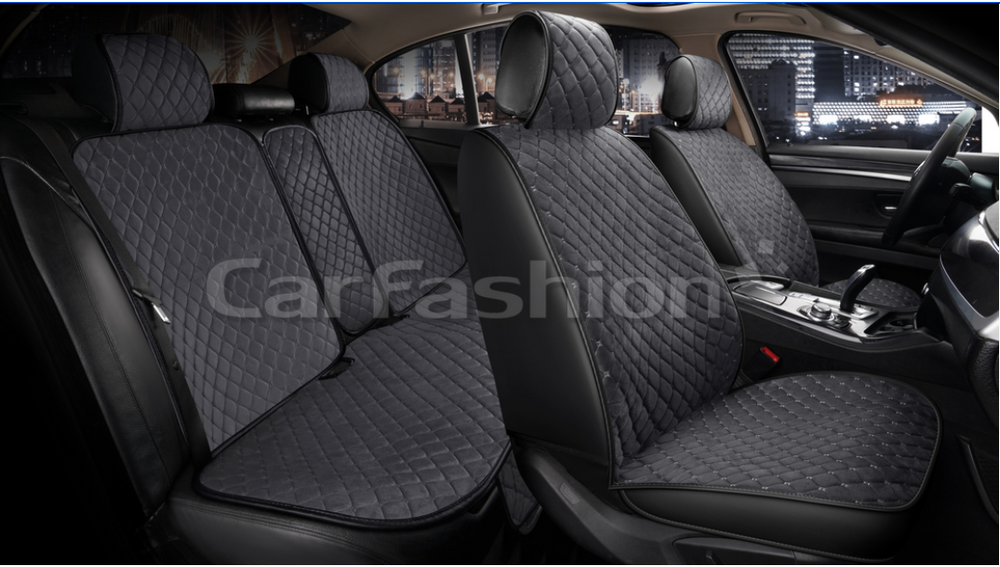 Комплект Накидок «DERBY» серый/черный/серый 22661 Комплект Накидок «DERBY» серый/черный/серый 22661