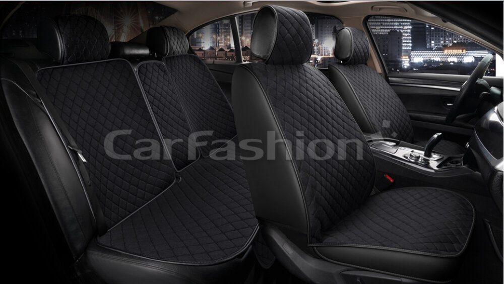 Комплект Накидок «DERBY» черный/черный/серый 22658 Комплект Накидок «DERBY» черный/черный/серый 22658