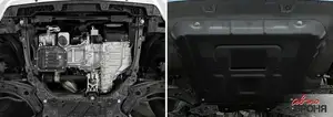 Защита картера + КПП + комплект крепежа, АвтоБроня, Сталь, HAVAL Jolion 1.5T, РКПП, передний привод; кроме комплектации Comfort