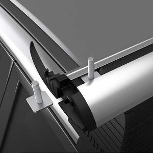 (а)Универсальная багажная система ASAF креп.за двер.проемы с черными аэро. поперечинами