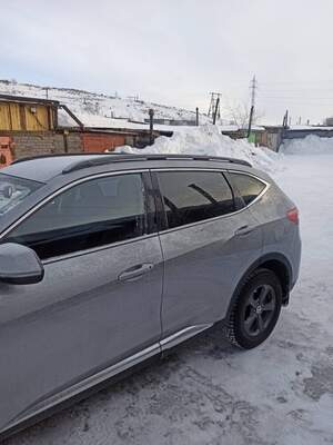 Рейлинги «APS» продольные алюминиевые для HAVAL F7 (2019-н.в.) серебристые