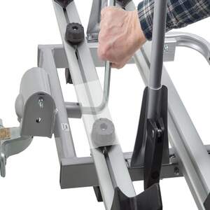 Платформа для 3-х велосипедов на фаркоп AMOS GIRO 3, алюминий/цвет серебристый