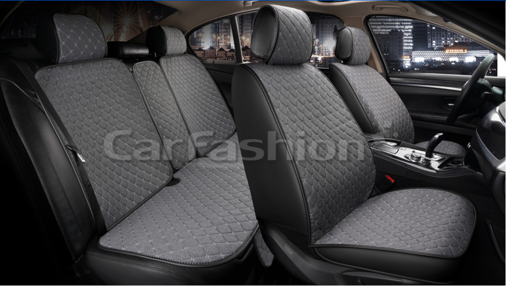 Комплект Накидок «WINNER» серый/черный/серый 22651 Комплект Накидок «WINNER» серый/черный/серый 22651